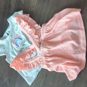 2 Piece Shirt + Skirt